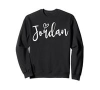 Love Jordan Cute Heart Proud Jordanier Love Jordan Sweatshirt
