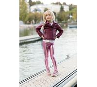 Love Life Metallic Leggings - Glamouröse Kinderleggings in Pink, für 5-6 Jahre