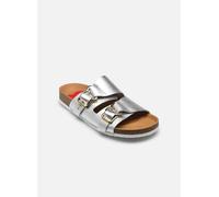 Love Moschino - Clogs & Pantoletten LOVE MOSCHINO SLIDES JA28273G1M - Silber - Größe 40