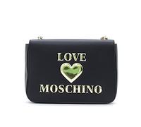 Love Moschino Damen Borsa A Spalla Da Donna Schultertasche, Pre Kollektion Herbst Winter 2021, Schwarz