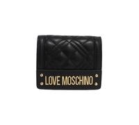 Love Moschino Damen Geldbörse JC5601PP0LLA0 Schwarz, Schwarz, Kunstleder, Minimalistisch, Herbst Winter