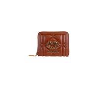 Love Moschino Damen Geldbörse mit Reißverschluss Polyurethan JC5641PP1NLC0, Leder, Einheitsgröße für alle, Bifold Embossed
