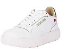 Love Moschino Damen Ja15144g1ljc210a Sneaker, Weiß, 42 EU