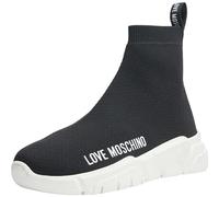 Love Moschino Damen Sneakers, Schwarz, 38 EU