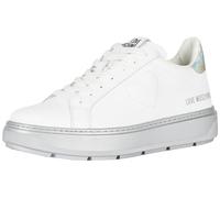 Love Moschino Damen Sneakers, Weiß, 38 EU