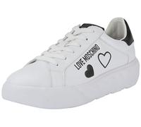 Love Moschino Damen Sneakers, Weiß, 39 EU