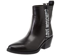 Love Moschino Damen Stivaletti da Donna, Pre Collezione Autunno Inverno 2021 Stiefelette, Schwarz, 37 EU