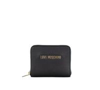 Love Moschino Die kleine Love Moschino Geldbörse für Damen aus schwarzem Kunstleder ist ein stilvolles und praktisches Accessoire, das perfekt ist, um Ihre Sachen stilvoll zu organisieren. Hergestellt