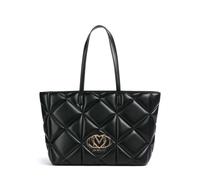 Love Moschino Embossed Q Shopper schwarz, Lederimitat, Damen