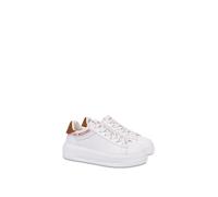Love Moschino JA15525G1NIA510D, Damen-Turnschuhe, Weiß/Schwarz, 36 EU, Weiss SCHWARZ, 36 EU