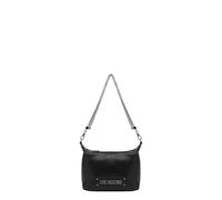 Love Moschino JC4140PP1MLO000A, Schultertasche für Damen, Schwarz, Einheitsgröße, Schwarz, Einheitsgröße