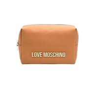 Love Moschino Kosmetiktasche mit Reißverschluss JC5309 - Kamel - 22,5 x 15 x 7 cm, rot, Modern