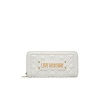 Love Moschino Lovo Moschino Geldbörse, gesteppt, La0100 - Weiß, Taglia Unica