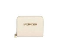 Love Moschino Mittelgroße Geldbörse mit Reißverschluss - Elfenbein, mehrfarbig, Taglia Unica