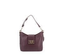 Love Moschino mittelgrosse Schultertasche mit Reissverschluss, wien - Farb-Varianten: Bordeaux