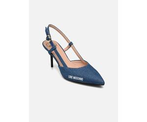 Love Moschino - Pumps RUBBER LOGO - Blau - Größe 41