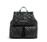 Love Moschino Quilted Rucksack schwarz, Lederimitat, Damen, 9L