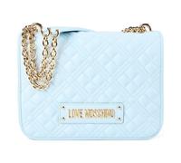 Love Moschino Quilted Schultertasche 26 cm blau