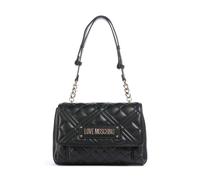 Love Moschino Quilted Schultertasche schwarz, Lederimitat, Damen