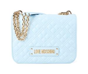 Love Moschino Quilted Schultertasche sky blue Damen
