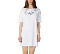 Love Moschino Sommer T-Shirt Kleid - Weiß, Lässig, Baumwolle - Größe: 38