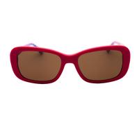 Love Moschino - Sonnenbrille Mit Fuchsiafarbenem Rahmen Und Braunen Gläsern Einheitsgröße