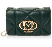 Love Moschino Tasche aus Polyurethan-Kunststoff, gepolstert, grün, grün, Einheitsgröße