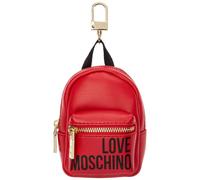 Love Moschino Taschenanhänger Rucksack, Rot / Schwarz