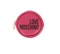 Love Moschino Taschenanhänger Rund, Fuxia / Schwarz