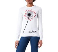 Love Moschino Womens Long Sleeved Pullover Sweater, Optical White, 44