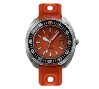 LOve Peace STEELDIVE SD1983 Taucheruhr Keramiklünette NH35 Automatikwerk Mechanische Luxus Armbanduhren Herren (red)