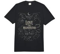 Love The Misunderstood Schlange Spinne Motte Frosch Fledermaus Rabe Katze Comfort Colors Adult Heavyweight T-Shirt