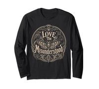 Love The Misunderstood Schlange Spinne Motte Frosch Fledermaus Rabe Katze Langarmshirt