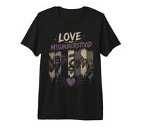 Love The Misunderstood Schlange Spinne Motte Frosch Fledermaus Rabe Katze Premium T-Shirt
