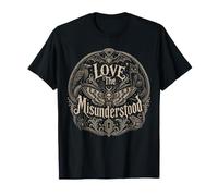 Love The Misunderstood Schlange Spinne Motte Frosch Fledermaus Rabe Katze T-Shirt