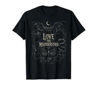 Love The Misunderstood Schlange Spinne Motte Frosch Fledermaus Rabe Katze T-Shirt