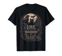 Love The Misunderstood Schlange Spinne Motte Frosch Fledermaus Rabe Katze T-Shirt