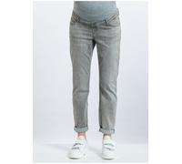 Love2Wait Umstandsjeans Norah MOM-FIT Sustainable 32" grey denim 31/32