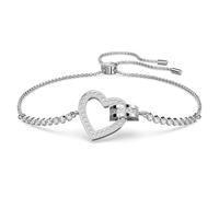 Lovely Armband, Herz, Weiß, Rhodiniert OS