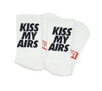LOVER SNEAKERS - Kiss My Airs x LoverSneakers Socken für Retro-Sneaker-Liebhaber für Herren, Damen und Kinder. Passend zu Ihren Bambus! Ideal als originelles Geschenk, Air Max OG Schwarz, M