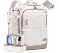 LOVEVOOK Handgepäck Reiserucksack 4 Stück, 40L Rucksack Damen Groß Flugzeug mit Nass- und Trockenfach 45x36x20, 17.3 Zoll Laptop Travel Backpack Kofferrucksack Carry On Luggage für Trip Reise