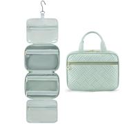 LOVEVOOK Kulturbeutel zum Aufhängen, Wasserdicht Kulturtasche Damen Faltbare Waschtasche Kosmetiktasche Toiletry Bag Toiletttasche Beauty Case Groß mit 360°Drehbare Haken Waschbeutel für Reise