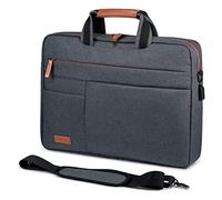 LOVEVOOK Laptoptasche 17-17.3 Zoll, Aktentasche Herren Damen, Business Tasche Arbeitstasche Schultertasche Wasserdicht, multifunktionale Notebook Macbook PC Computer Tasche für Alltag Büro, Dunkelgrau