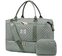 LOVEVOOK Reisetasche Sporttasche Damen Groß Weekender Travel Duffle Bag mit Kulturbeutel Handgepäck Tasche mit Schuhfach Kliniktasche Geburt Mama Set Wasserdicht für Flugzeug Reise Gym Camping