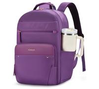 LOVEVOOK Rucksack Damen, Wasserdicht 15,6 Zoll Laptop Rucksäcke Arbeitsrucksack Schulrucksack Teenager für Große Trinkflasche, Elegant Tagesrucksack Schultasche Backpack für Arbeit Schule Uni Reise