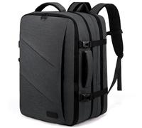 LOVEVOOK Rucksack Handgepäck Flugzeug, 40L Reiserucksack Handgepäck Flugzeug, Business Rucksack Herren Damen Laptop Rucksack für 17 Zoll Travel Backpack, Grau