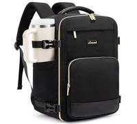 LOVEVOOK Ryanair Handgepäck 40x30x20, 24L Reiserucksack Damen | Handgepäck Rucksack Ryanair Damen, Reiserucksack Cabin Bag, Eurowings, Wizz Air, Urlaub Must Haves, Schwarz