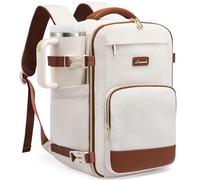 LOVEVOOK Ryanair Handgepäck 40x30x20, 24L Reiserucksack Damen, Handgepäck Rucksack Ryanair, Rucksack Damen, Reiserucksack Cabin Bag für Eurowings, Wizz Air, Urlaub Must Haves - Beige Braun