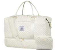 LOVEVOOK Sporttasche Damen Reisetasche Groß Weekender Travel Duffle Bag mit Kulturbeutel Handgepäck Tasche mit Schuhfach Kliniktasche Geburt Wickeltasche Wasserdicht für Flugzeug Reise Gym Camping
