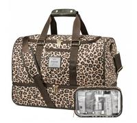LOVEVOOK Weekender Reisetasche Damen, 37L Travel Duffle Bag Reisetaschen mit Kulturtasche, Schuhfach & Nassfach, Wasserdicht Sporttasche Gym Yoga Bag, Handgepäck Tasche für Sport Reise Flugzeug